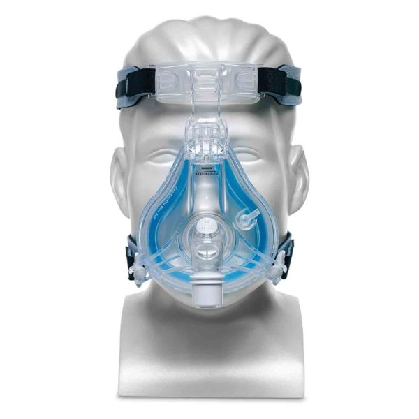 Philips-Respironics-ComfortGel-Blue-Full-Face-CPAP-bipap-Mask-with-Headgear