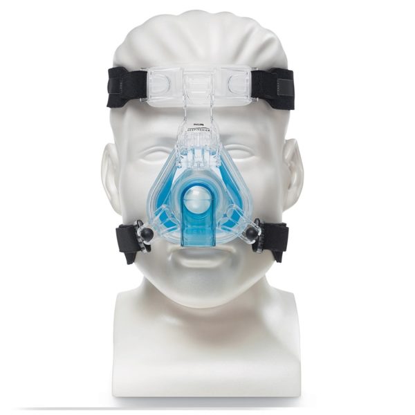 philips Respironics ComfortGel Blue Nasal CPAP Mask and Headgear front