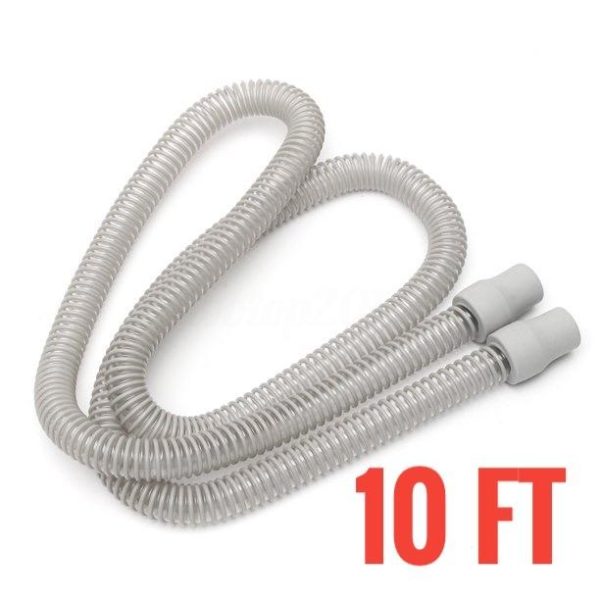 Replacement-10-Foot-Long-Ultra-Light-15mm-SlimLine-Hose-Tubing-For-CPAP-BiPAP-Machine