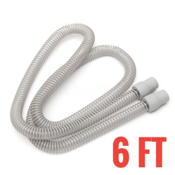 Replacement-6-Foot-Long-Ultra-Light-15mm-SlimLine-Hose-Tubing-For-CPAP-BiPAP-Machine