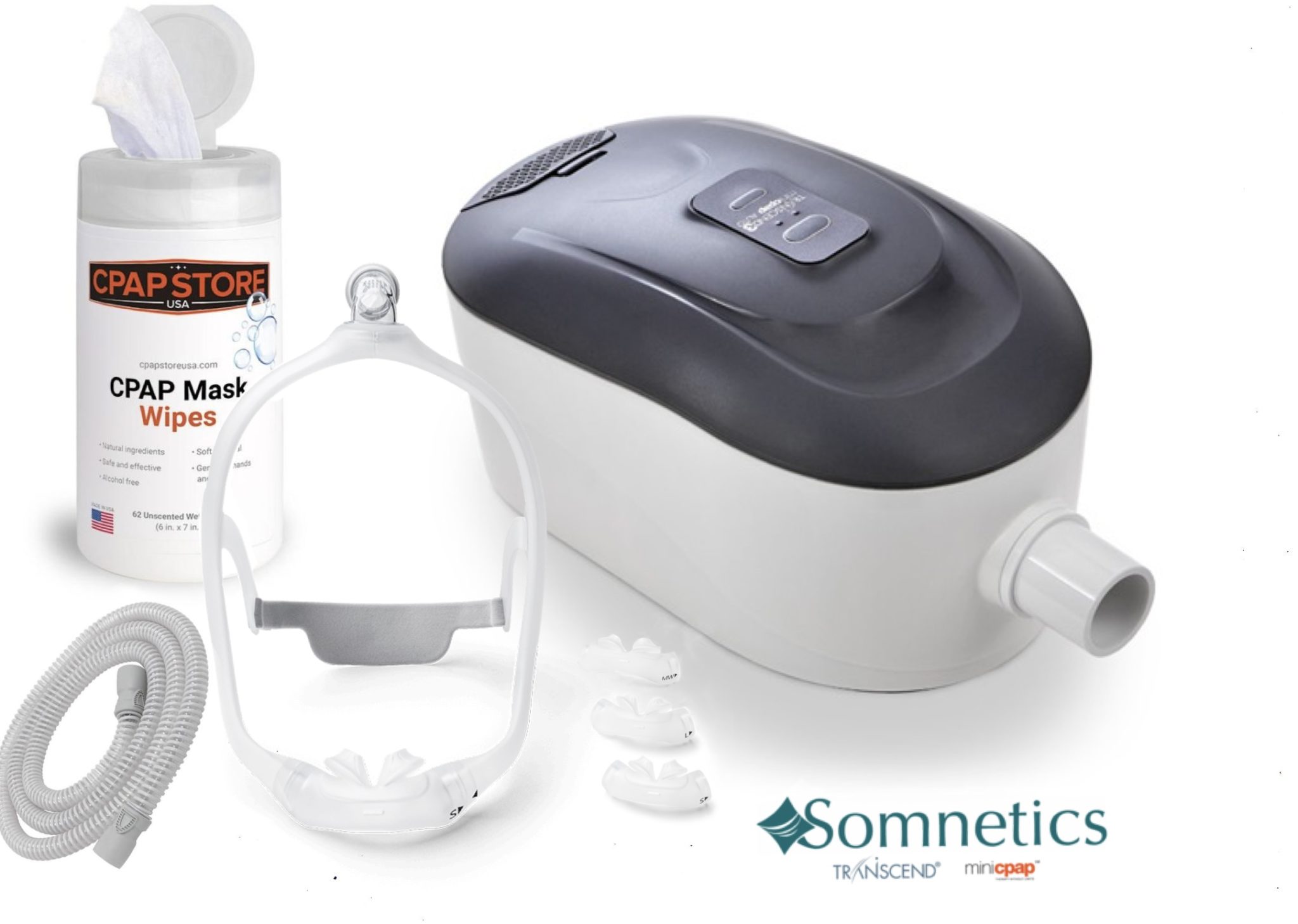 Bundle Deal Transcend 3 Auto Mini CPAP Machine with
