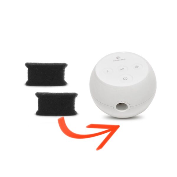Replacement Black Foam Filter PureFresh for Transcend Micro Travel CPAP