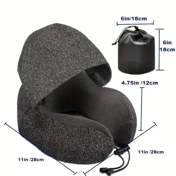 travel-cpap--Comfortable-Memory-Foam-Travel-Pillow-with-Hidden-Hoody-for-Sleep-3