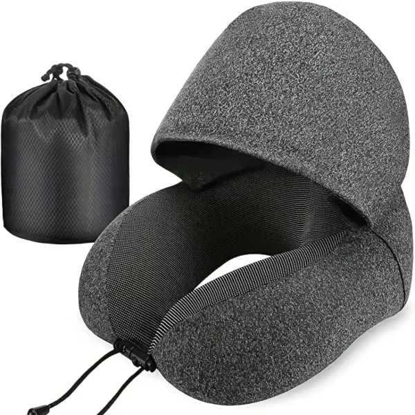 travel-cpap--Comfortable-Memory-Foam-Travel-Pillow-with-Hidden-Hoody-for-Sleeping-cpap-store-usa