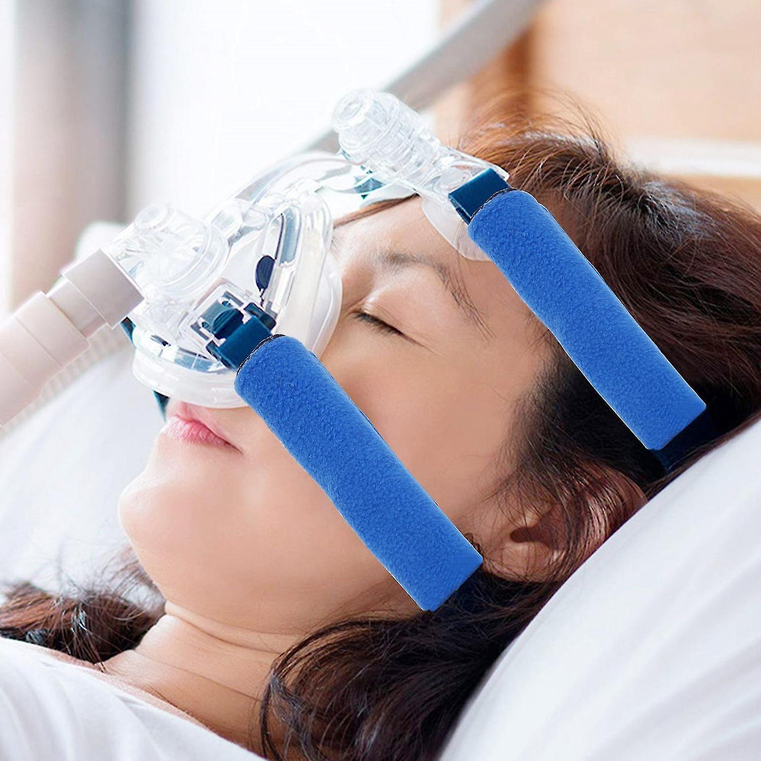 Universal Blue CPAP and BiPAP Headgear Soft Fabric Mask Wraps ( 2 Pack ...