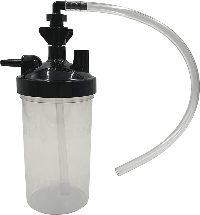 Universal Humidifier Bottle and Adapter for Oxygen
