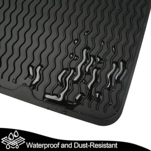 cpapology black non slip silicone protector mat pad for cpap or bipap machine 2
