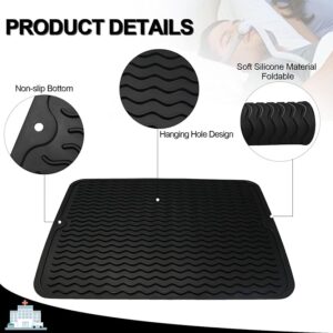 cpapology black non slip silicone protector mat pad for cpap or bipap machine 3