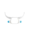 a white cpap mask frame